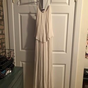 Zara white maxi dress